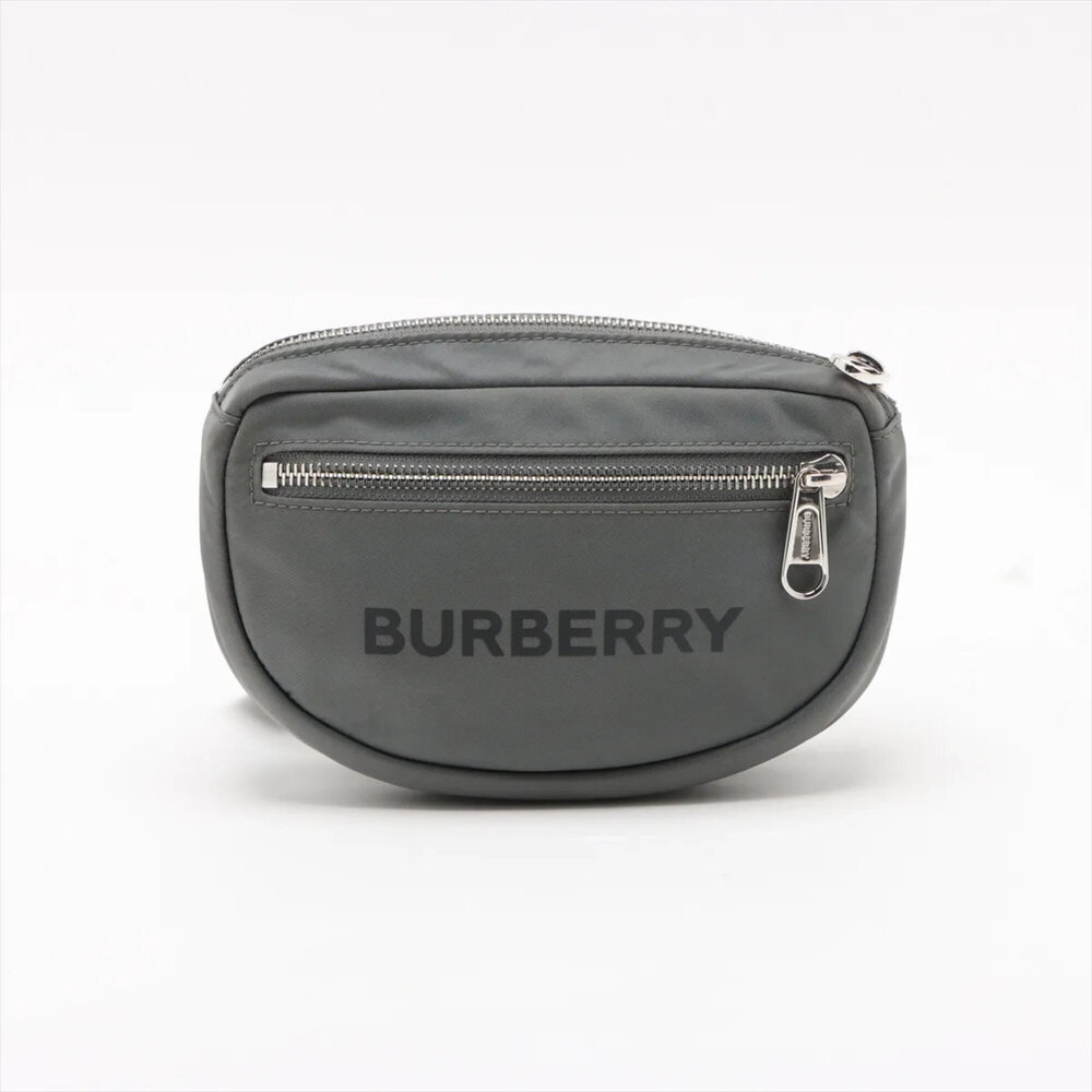 Burberry Cannon Logo Print Bum Bag 2-Way Body Waist Pouch for Men